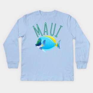 Maui Hawaii Kids Long Sleeve T-Shirt